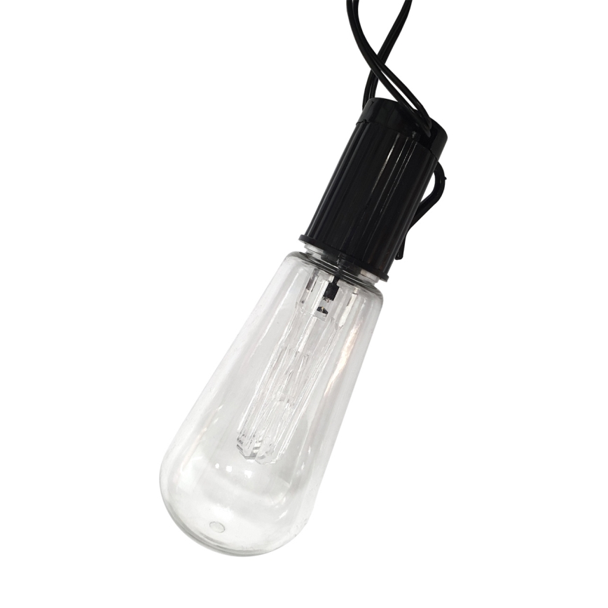 LED Solární venkovní řetěz 10xLED/1,2V 300 mAh 2,2 m IP44
