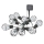 LED Solární venkovní řetěz 10xLED/1,2V 300 mAh 3,8 m IP44