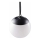 LED Solární závěsné svítidlo KIARA LED/1,2V 600 mAh IP44 černá