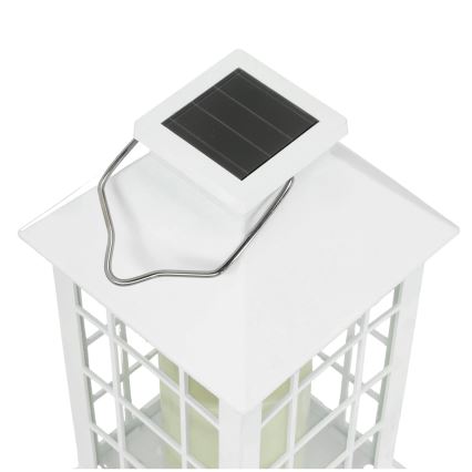 LED Solární závěsné svítidlo LED/0,02W/1,2V 1xAA 2700K IP44 200 mAh bílá