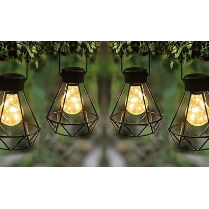 LED Solární závěsné svítidlo se senzorem LED/0,1W/1,2V 600 mAh pr. 13 cm