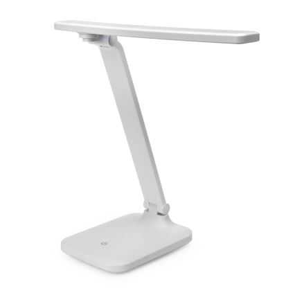 LED Stmívatelná dotyková stolní lampa s bezdrátovým nabíjením a USB portem REMUS LED/5W/230V bílá