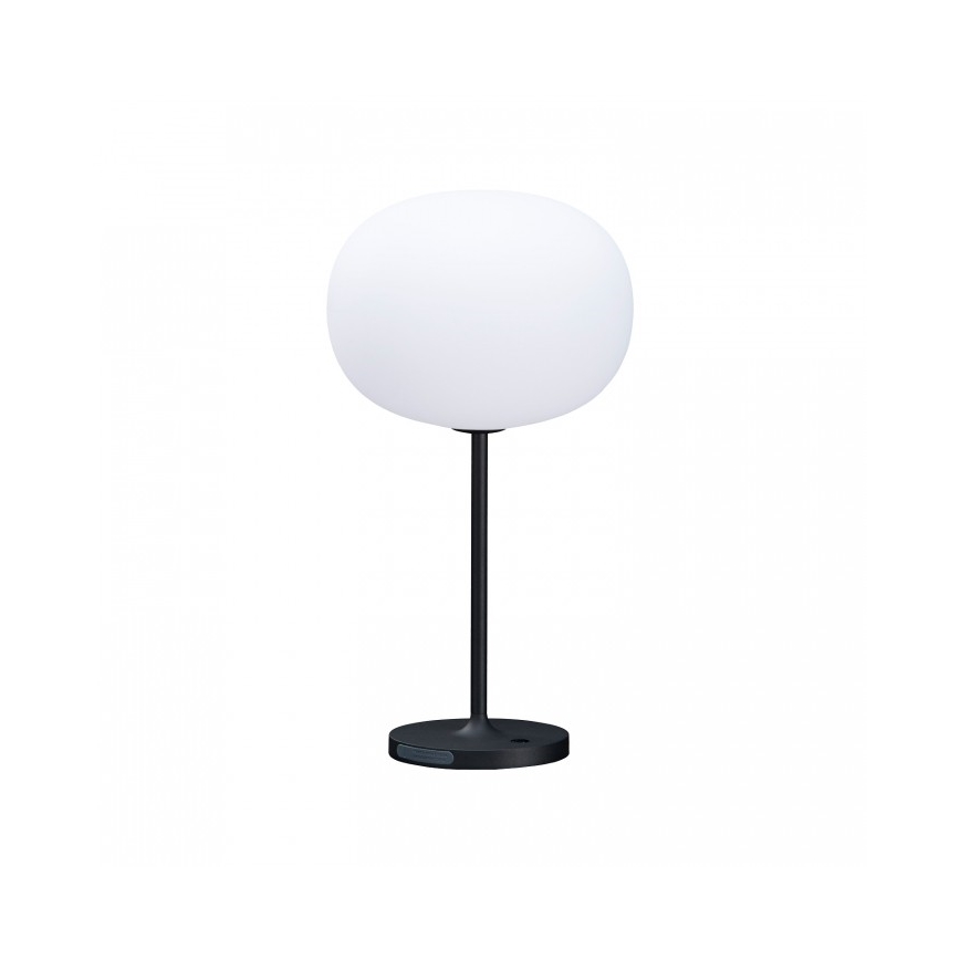 LED Stmívatelná nabíjecí venkovní stolní lampa VENEZIA LED/2W/5V 2700K IP54 4000 mAh černá