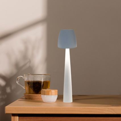 LED Stmívatelná nabíjecí dotyková stolní lampa LED/3W/5V 3000-6000K 1800 mAh bílá