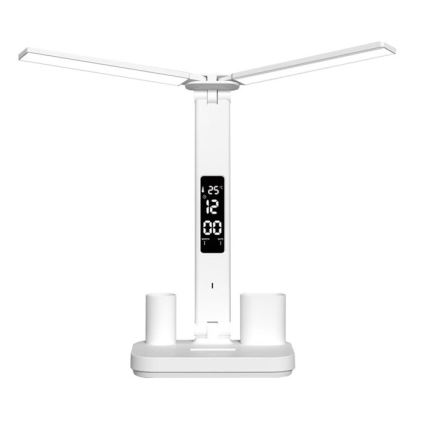 LED Stmívatelná nabíjecí stolní lampa NOBLITE P LED/5W/5V 3000/4000/6000K 2200 mAh bílá