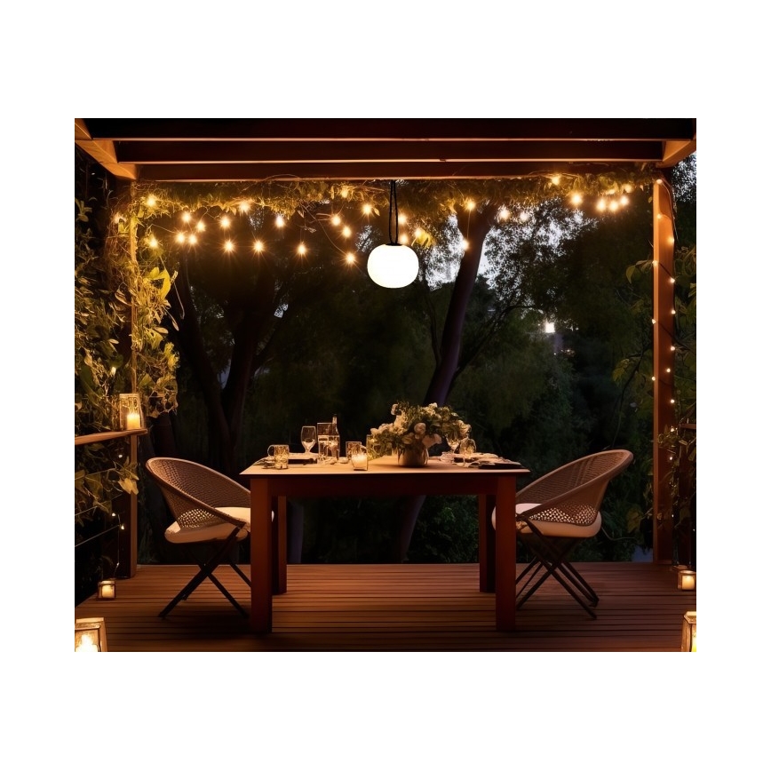 LED Stmívatelné nabíjecí venkovní svítidlo VENEZIA LED/1,5W/5V 2500K IP54 2600 mAh černá