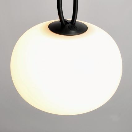 LED Stmívatelné nabíjecí venkovní svítidlo VENEZIA LED/1,5W/5V 2500K IP54 2600 mAh černá