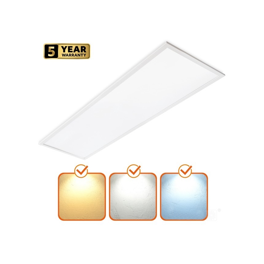 LED Stmívatelný podhledový panel CAPRI LED/25/36/40W/230V 3000/4000/5700K IP44 30x120 cm