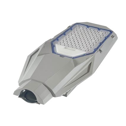 LED Stmívatelná pouliční lampa se soumrakovým senzorem a solárním panelem LED/200W/20000 mAh 6500K IP65 šedá