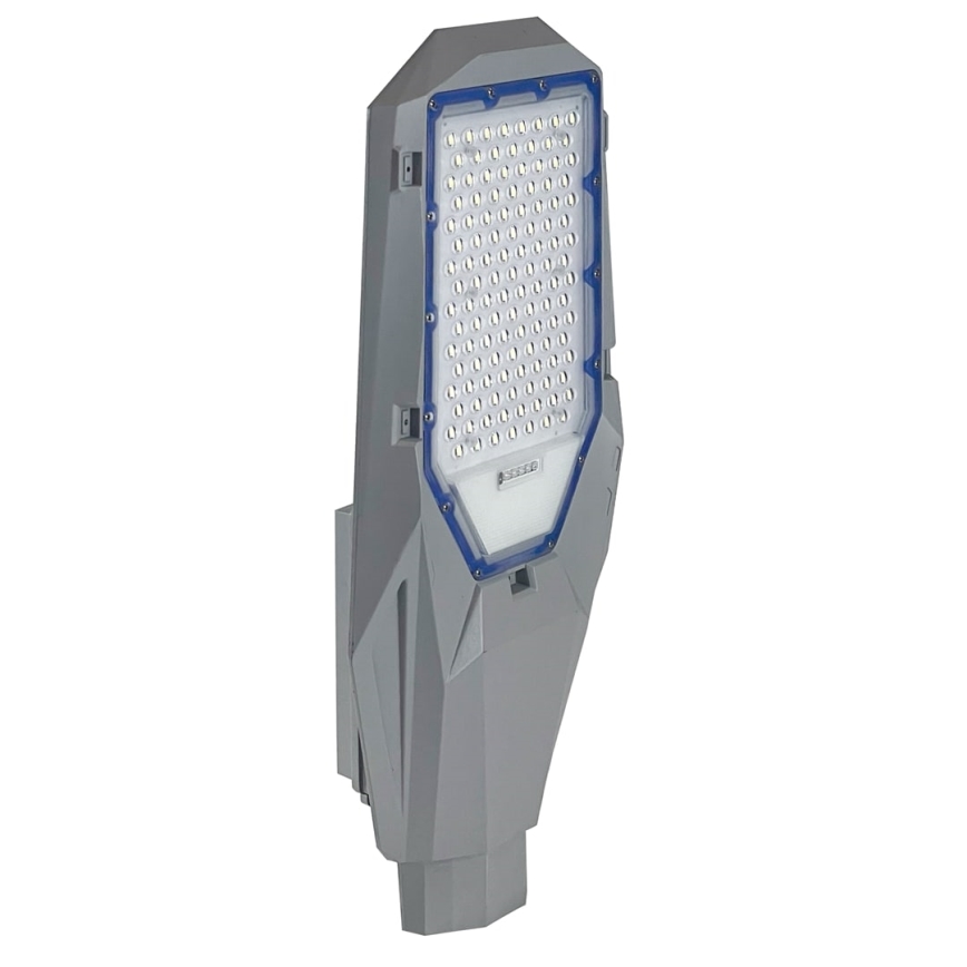 LED Stmívatelná pouliční lampa se soumrakovým senzorem a solárním panelem LED/200W/20000 mAh 6500K IP65 šedá