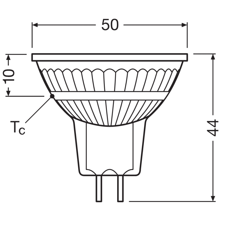 LED Stmívatelná reflektorová žárovka MR16 GU5,3/6,6W/12V 3000K 36° CRI 97 - Ledvance