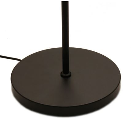 LED Stmívatelná stojací lampa NORA LED/25W/230V 2200/3000/4000K + LED/5W 3000K černá + dálkové ovládání