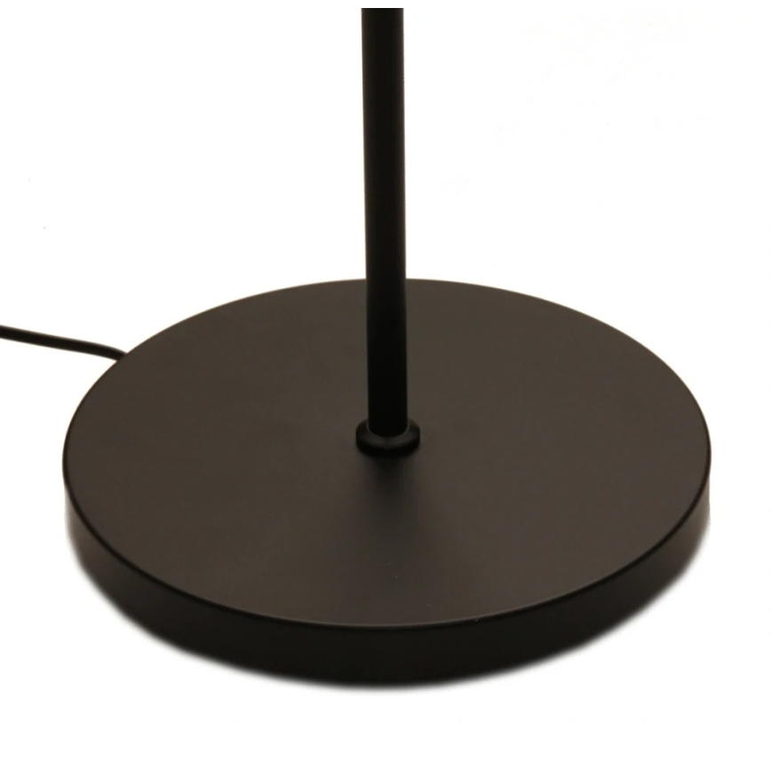 LED Stmívatelná stojací lampa NORA LED/25W/230V 2200/3000/4000K + LED/5W 3000K černá + dálkové ovládání