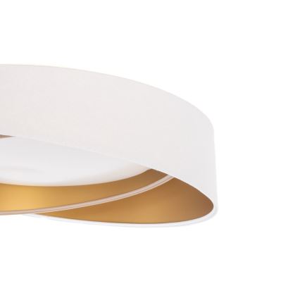 LED Stmívatelné stropní svítidlo SMART GALAXY MODERN LED/24W/230V 3000-6500K pr. 55 cm bílá/béžová/zlatá + dálkové ovládání
