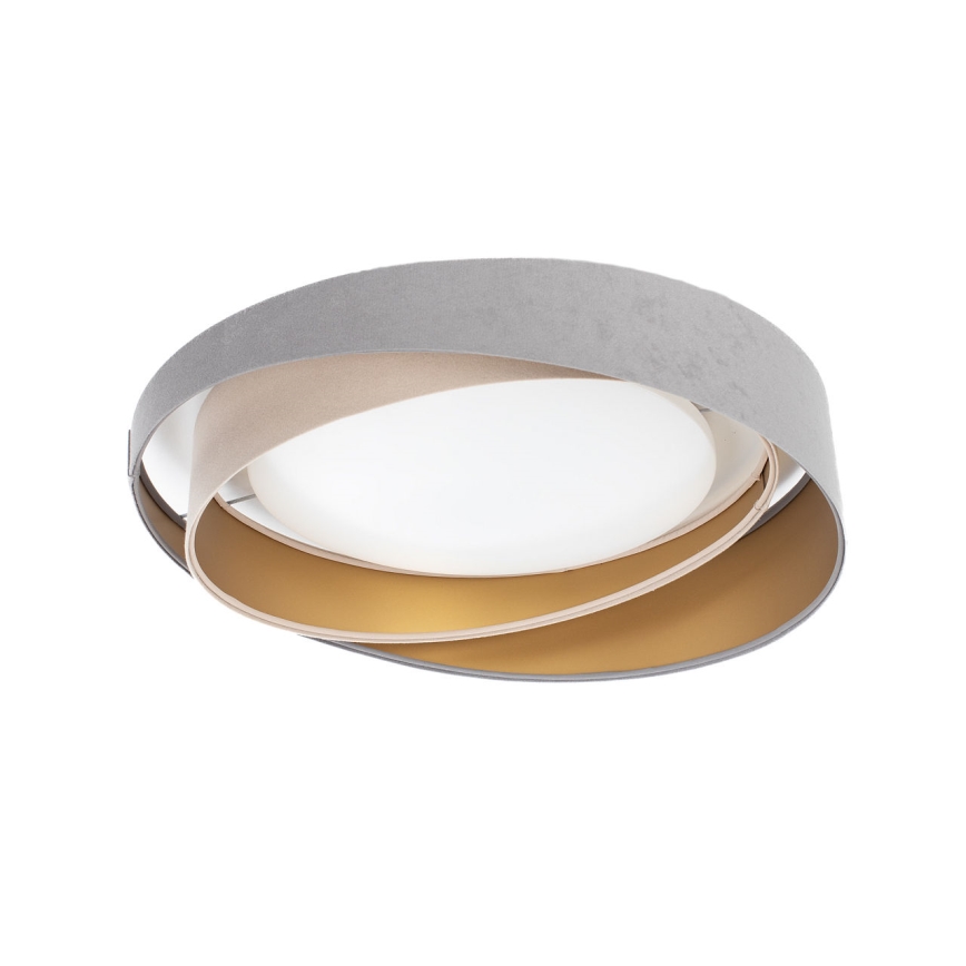 LED Stmívatelné stropní svítidlo SMART GALAXY MODERN LED/24W/230V 3000-6500K pr. 55 cm šedá/béžová/zlatá + dálkové ovládání
