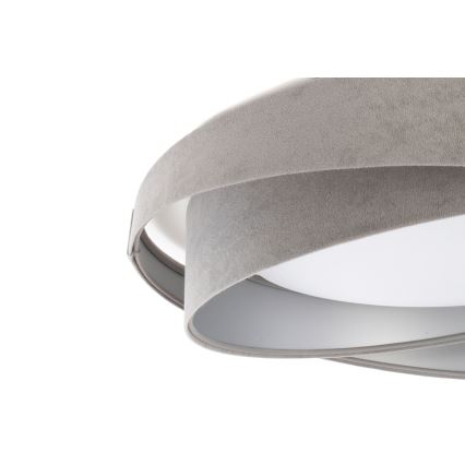 LED Stmívatelné stropní svítidlo SMART GALAXY MODERN LED/24W/230V 3000-6500K pr. 55 cm šedá/stříbrná + dálkové ovládání