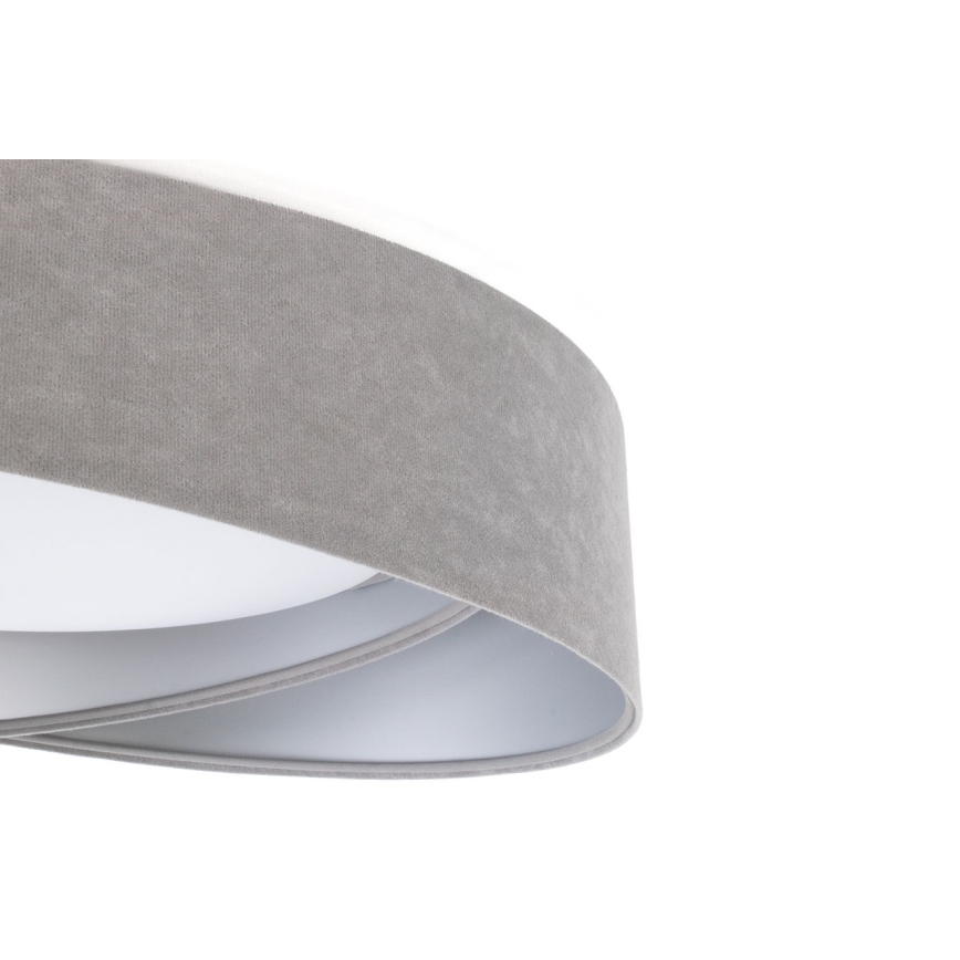 LED Stmívatelné stropní svítidlo SMART GALAXY MODERN LED/24W/230V 3000-6500K pr. 55 cm šedá/stříbrná + dálkové ovládání