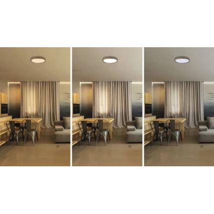 LED Stmívatelné stropní svítidlo ILVI LED/30W/230V 2700-6500K pr. 40 cm béžová + dálkové ovládání
