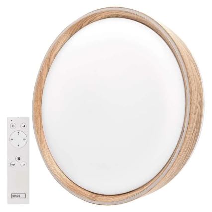LED Stmívatelné stropní svítidlo ILVI LED/30W/230V 2700-6500K pr. 40 cm béžová + dálkové ovládání