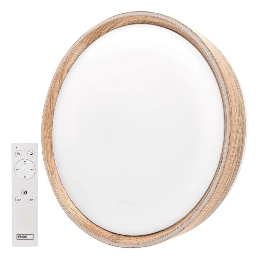 LED Stmívatelné stropní svítidlo ILVI LED/30W/230V 2700-6500K pr. 40 cm béžová + dálkové ovládání