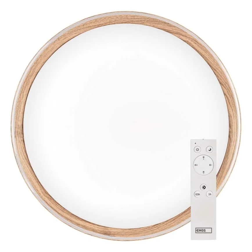 LED Stmívatelné stropní svítidlo ILVI LED/30W/230V 2700-6500K pr. 40 cm béžová + dálkové ovládání