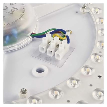 LED Stmívatelné stropní svítidlo ILVI LED/30W/230V 2700-6500K pr. 40 cm bílá/béžová + dálkové ovládání