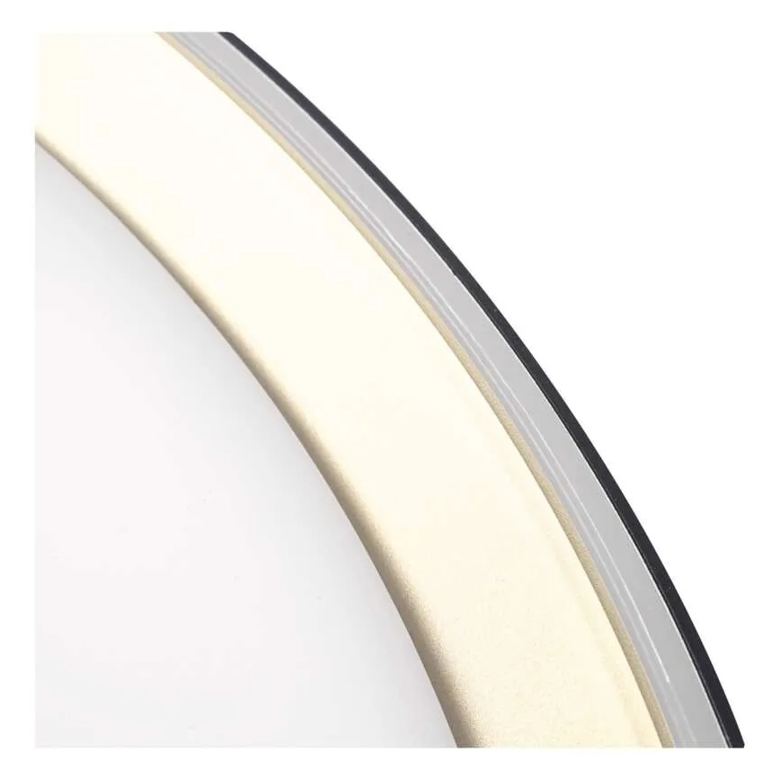 LED Stmívatelné stropní svítidlo ILVI LED/30W/230V 2700-6500K pr. 40 cm černá/mosaz + dálkové ovládání