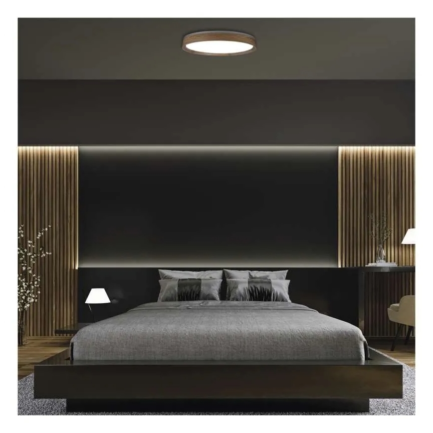 LED Stmívatelné stropní svítidlo ILVI LED/45W/230V 2700-6500K pr. 50 cm béžová + dálkové ovládání