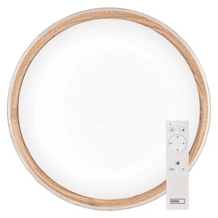 LED Stmívatelné stropní svítidlo ILVI LED/45W/230V 2700-6500K pr. 50 cm béžová + dálkové ovládání