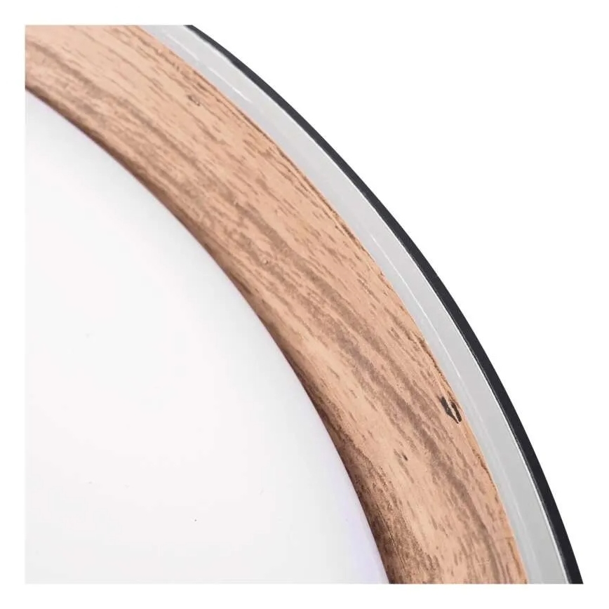 LED Stmívatelné stropní svítidlo ILVI LED/45W/230V 2700-6500K pr. 50 cm černá/béžová + dálkové ovládání