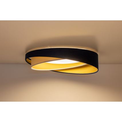 LED Stmívatelné stropní svítidlo SMART GALAXY MODERN LED/24W/230V 3000-6500K pr. 55 cm modrá/bílá/zlatá + dálkové ovládání
