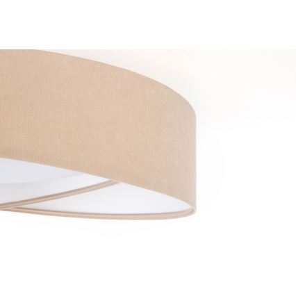 LED Stmívatelné stropní svítidlo SMART GALAXY MODERN LED/24W/230V 3000-6500K pr. 55 cm béžová/bílá + dálkové ovládání