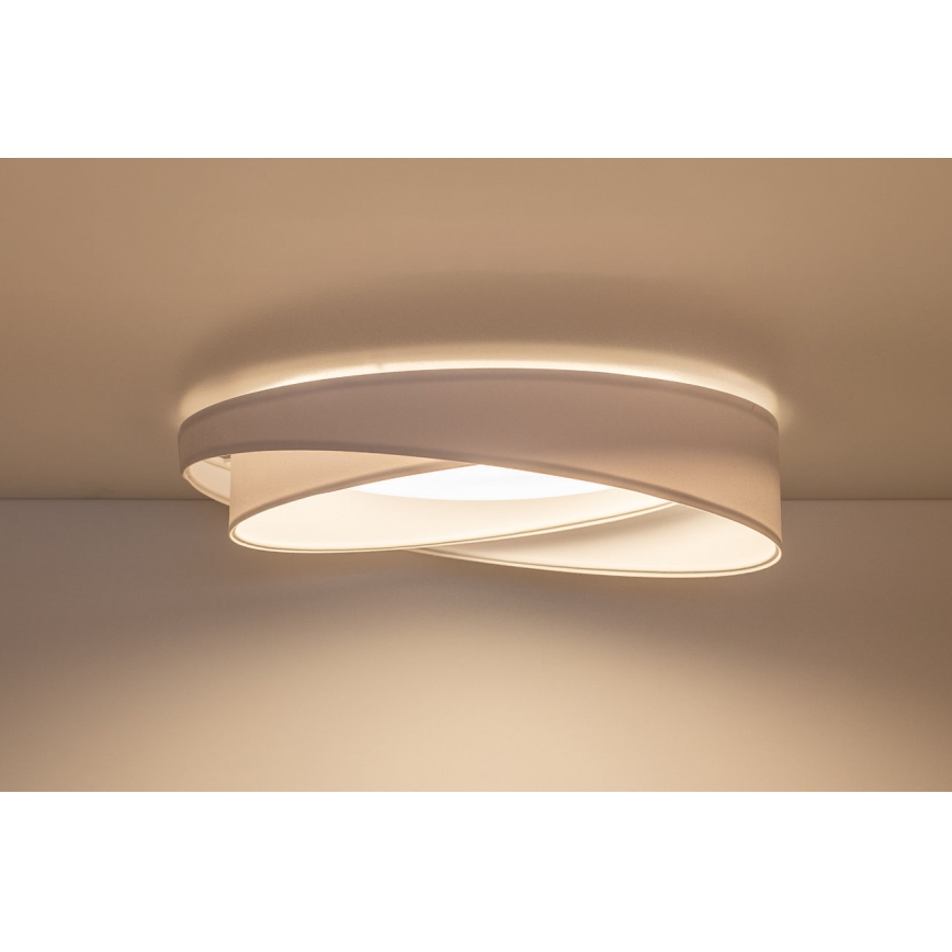 LED Stmívatelné stropní svítidlo SMART GALAXY MODERN LED/24W/230V 3000-6500K pr. 55 cm bílá + dálkové ovládání