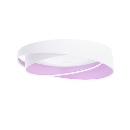 LED Stmívatelné stropní svítidlo SMART GALAXY MODERN LED/24W/230V 3000-6500K pr. 55 cm bílá/fialová + dálkové ovládání