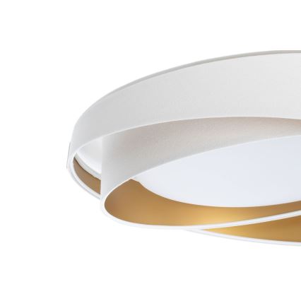 LED Stmívatelné stropní svítidlo SMART GALAXY MODERN LED/24W/230V 3000-6500K pr. 55 cm bílá/zlatá + dálkové ovládání