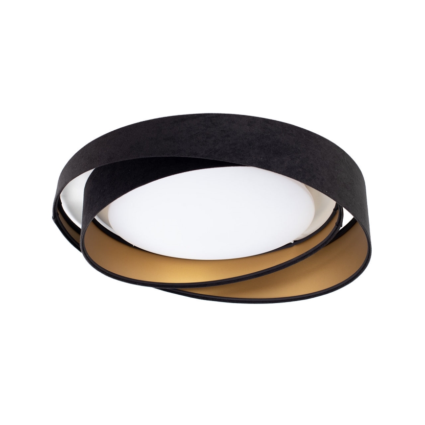 LED Stmívatelné stropní svítidlo SMART GALAXY MODERN LED/24W/230V 3000-6500K pr. 55 cm černá/zlatá + dálkové ovládání