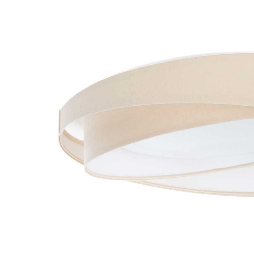 LED Stmívatelné stropní svítidlo SMART GALAXY MODERN LED/24W/230V 3000-6500K pr. 55 cm krémová/bílá + dálkové ovládání
