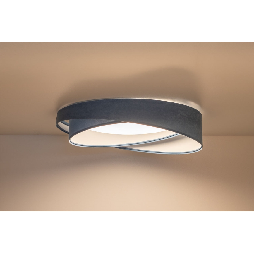 LED Stmívatelné stropní svítidlo SMART GALAXY MODERN LED/24W/230V 3000-6500K pr. 55 cm modrá + dálkové ovládání