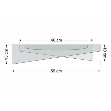 LED Stmívatelné stropní svítidlo SMART GALAXY MODERN LED/24W/230V 3000-6500K pr. 55 cm modrá + dálkové ovládání