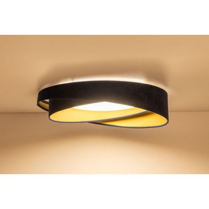 LED Stmívatelné stropní svítidlo SMART GALAXY MODERN LED/24W/230V 3000-6500K pr. 55 cm modrá/zlatá + dálkové ovládání