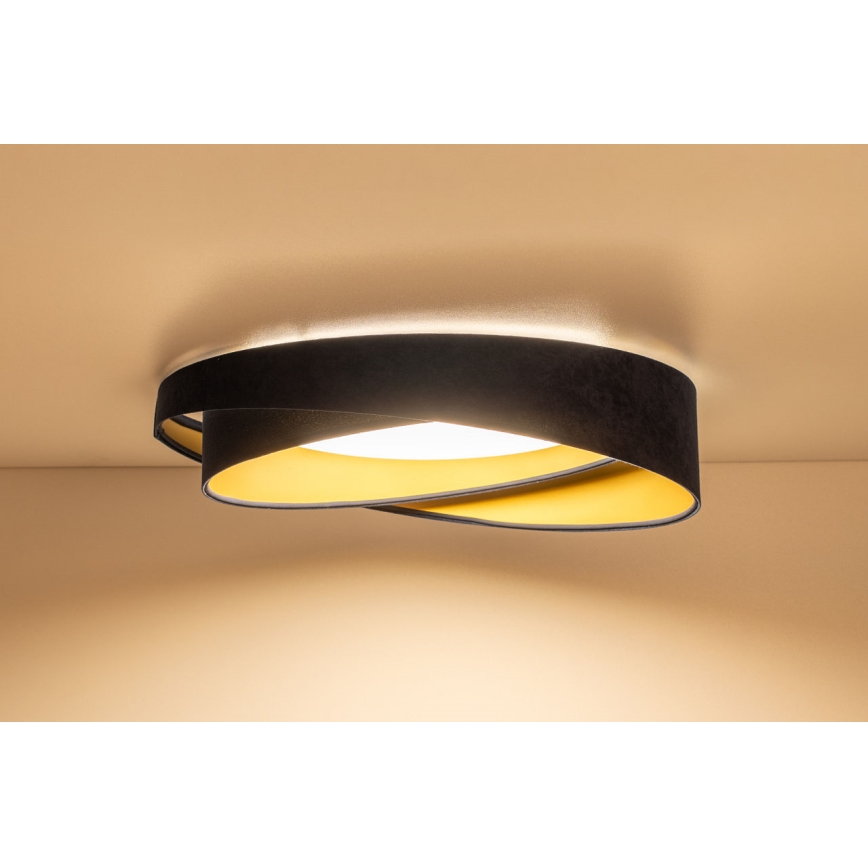 LED Stmívatelné stropní svítidlo SMART GALAXY MODERN LED/24W/230V 3000-6500K pr. 55 cm modrá/zlatá + dálkové ovládání
