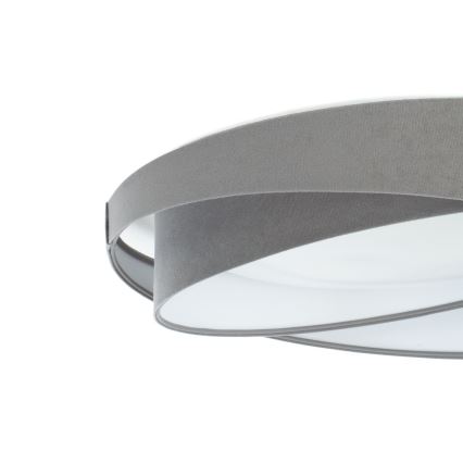 LED Stmívatelné stropní svítidlo SMART GALAXY MODERN LED/24W/230V 3000-6500K pr. 55 cm šedá/bílá + dálkové ovládání