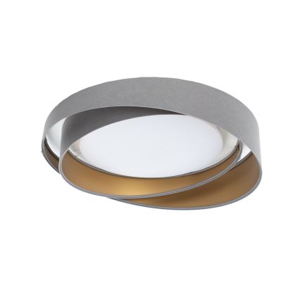 LED Stmívatelné stropní svítidlo SMART GALAXY MODERN LED/24W/230V 3000-6500K pr. 55 cm šedá/zlatá + dálkové ovládání