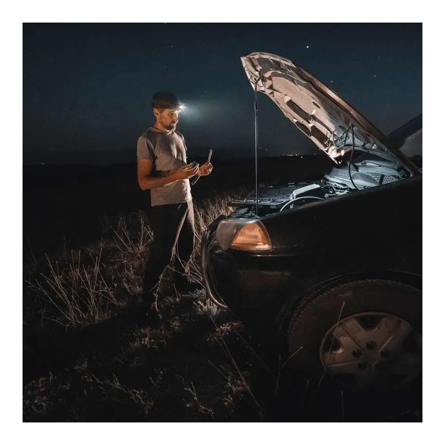 LED Stmívatelná čelovka se senzorem GP DISCOVERY CHW54 LED/3xAAA IPX5