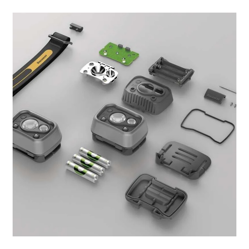 LED Stmívatelná čelovka se senzorem GP DISCOVERY CHW54 LED/3xAAA IPX5