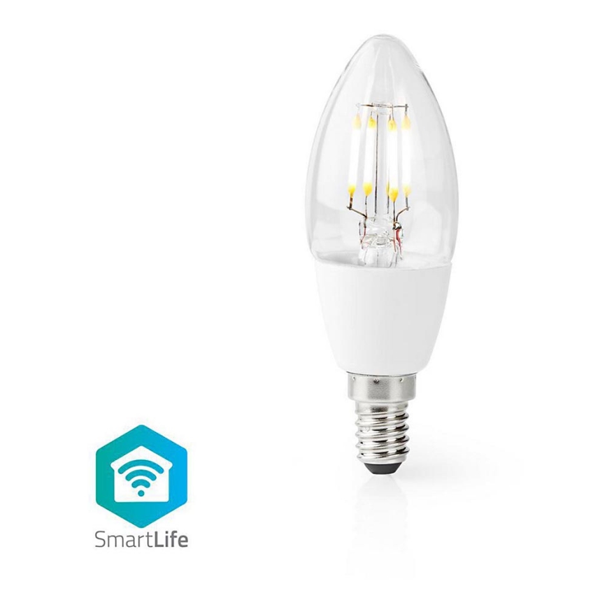 LED Stmívatelná chytrá žárovka C37 E14/5W/230V 2700K