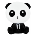 LED Stmívatelná dětská dotyková lampa PANDA LED/2,5W/3,7V 1200 mAh