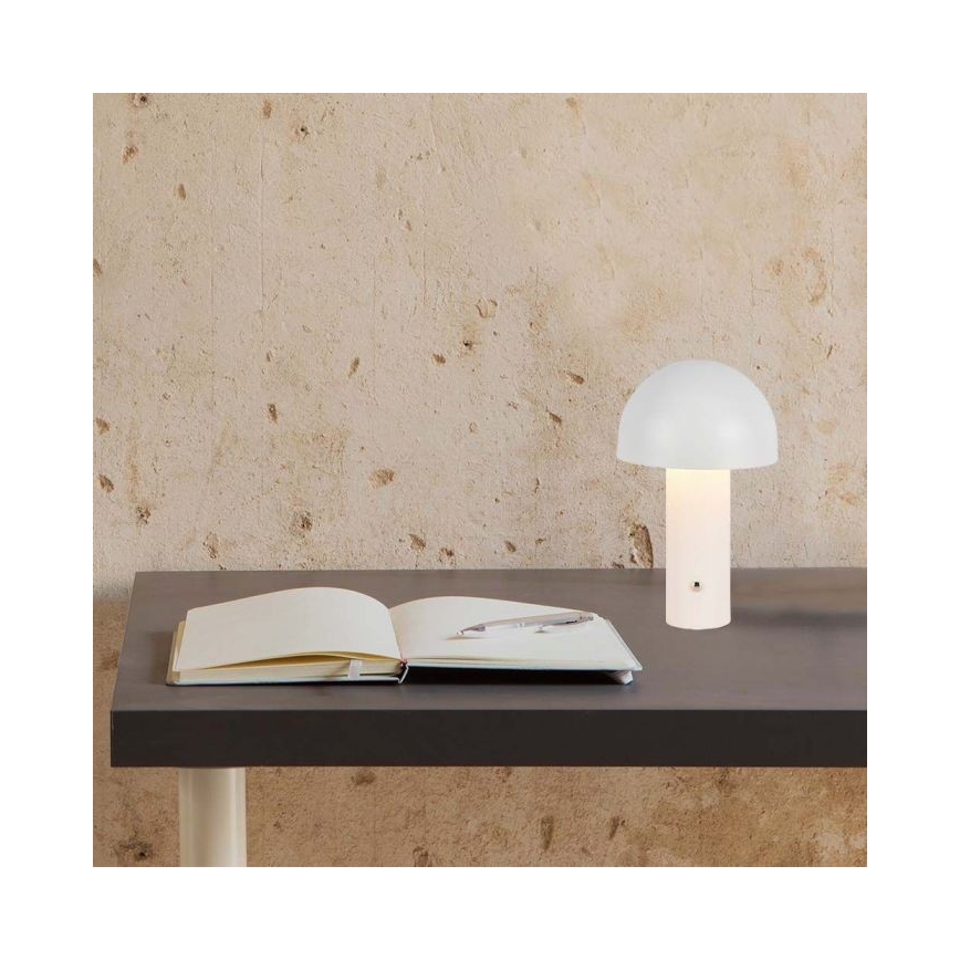 LED Stmívatelná dobíjecí dotyková stolní lampa LED/1W/5V 3000-6000K 1800 mAh bílá