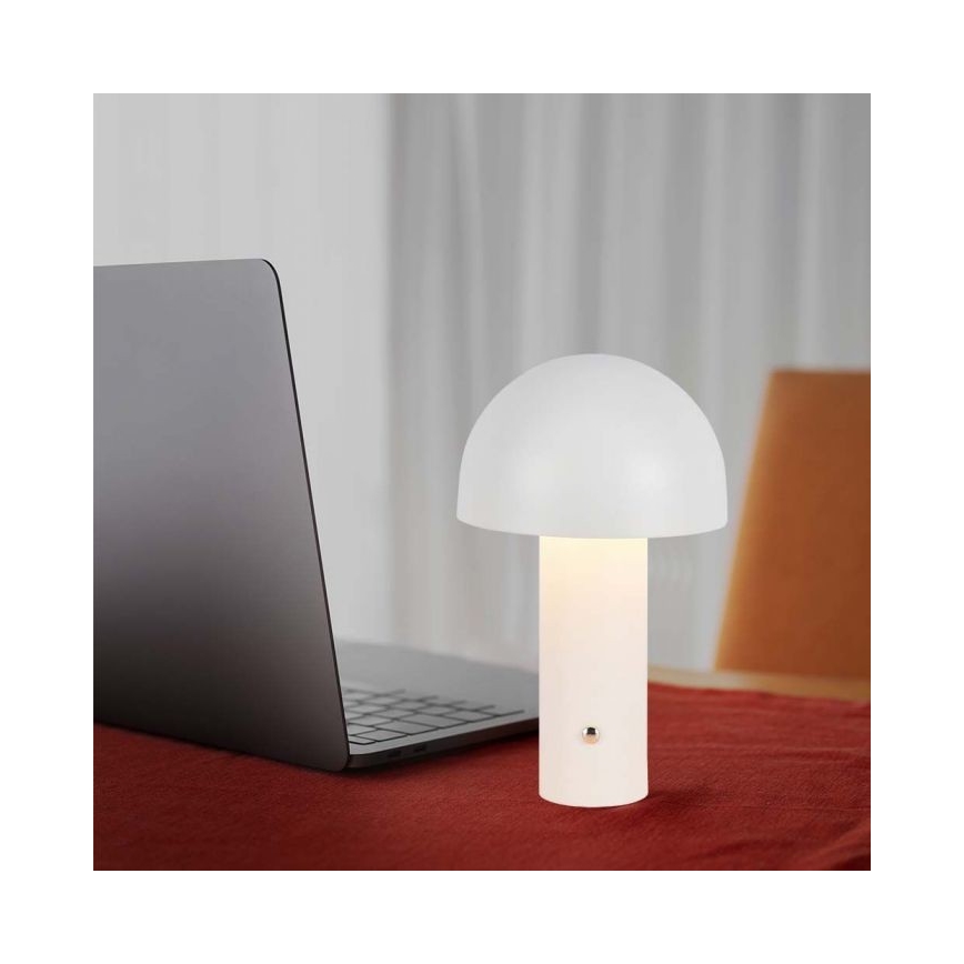 LED Stmívatelná dobíjecí dotyková stolní lampa LED/1W/5V 3000-6000K 1800 mAh bílá