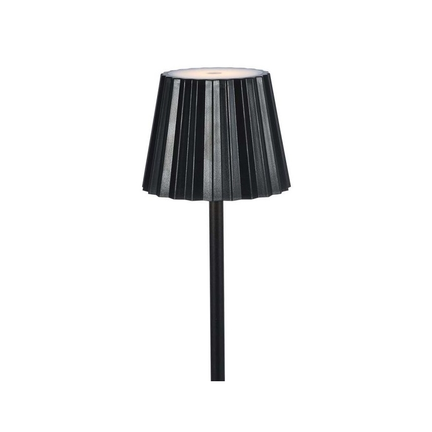 LED Stmívatelná dobíjecí dotyková stolní lampa LED/4W/5V 3000-6000K 1800 mAh černá